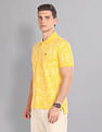 AD by Arvind Real Deal Tropical Print Polo Shirt