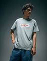 Flying Machine Abstract Printed Relaxed Fit T-Shirt