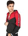 Flying Machine Colour Block Hooded Jacket