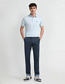 Arrow Sport Slim Fit Textured Trousers