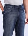 Flying Machine Freddie Slim Straight Fit Stone Wash Jeans
