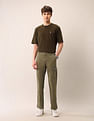 U.S. Polo Assn. Denim Co. Mid Rise Straight Fit Textured Cargos