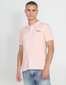 Flying Machine Solid Pique Polo Shirt
