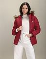 U.S. Polo Assn. Women Solid Hooded Puffer Jacket