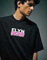 Flying Machine Graphic Printed Oversized Fit T-Shirt