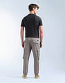 Flying Machine Solid Relaxed Fit Knitted Joggers