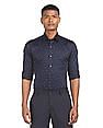 Arrow Spread Collar Manhattan Slim Fit Printed Formal Shirt