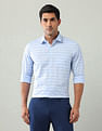 Arrow Pure Cotton Horizontal Striped Shirt