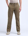 Flying Machine F-Jango Straight Fit Mid Rise Trousers