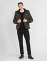 U.S. Polo Assn. Denim Co. High Neck Solid Puffer Jacket