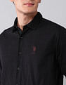 U.S. Polo Assn. Denim Co. Pure Cotton Regular Fit Dobby Shirt