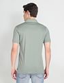 Arrow Geometric Print Cotton Polo Shirt