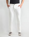 Arrow Sports Bronson Slim Fit Solid Trousers