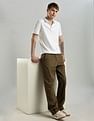 Calvin Klein Jeans Solid Slim Fit Cotton Polo Shirt