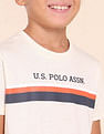U.S. Polo Assn. Kids Boys Regular Fit Horizontal Striped T-Shirt