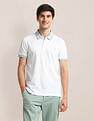U.S. Polo Assn. Slim Fit Contrast Collar Polo Shirt