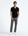 Flying Machine Mid Rise Solid Cargo Pants