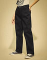Flying Machine Women Straight Fit Pocket Detailed Jeans