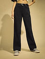 Flying Machine Women Straight Fit Pocket Detailed Jeans