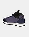 Calvin Klein Men Medieval Blue Jemmy Tonal Panel Lace Up Sneakers