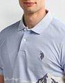 U.S. Polo Assn. Denim Co. Muscle Fit Graphic Cotton Polo Shirt