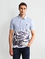 U.S. Polo Assn. Denim Co. Muscle Fit Graphic Cotton Polo Shirt