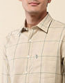 U.S. Polo Assn. Windowpane Checked Pure Cotton Shirt