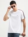 Tommy Hilfiger Shadow Stripe Detail Sleeve T-Shirt