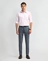 Arrow Slim Fit Mid Rise Trousers