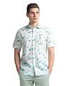 Arrow Sports Abstract Print Liberty Classic Shirt
