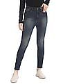 Flying Machine Women Twiggy Super Skinny Fit Whiskered Jeans