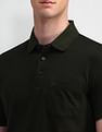 Arrow Textured Cotton Polo Shirt