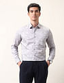 Arrow Liberty Classic Fit All Over Printed Ceremonial Shirt