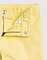 GAP Girls Yellow Superdenim Midi Shorts With Fantastiflex