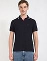Tommy Hilfiger Solid Regular-Fit Cotton Polo Shirt