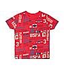 U.S. Polo Assn. Kids Crew Neck Brand Print T-Shirt