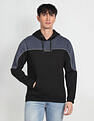 Flying Machine Hooded Panelled Sweatshirt