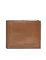U.S. Polo Assn. Brown Bi-Fold Leather Wallet
