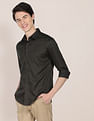 U.S. Polo Assn. Satin Dobby Solid Shirt