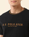 U.S. Polo Assn. Brand Embroidered Modern Monochrome T-Shirt