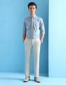 Arrow Newyork Solid Regular Fit Knitted Trousers