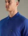 Tommy Hilfiger Solid Regular-Fit Cotton Polo Shirt