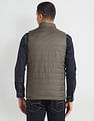 Flying Machine High Neck Sleeveless Reversible Jacket