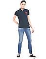 U.S. Polo Assn. Women Regular Fit Pique Polo Shirt