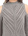 Aeropostale Cold Shoulder Chunky Knit Sweater