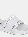 U.S. Polo Assn. Men Brand Print Non-Skid Lightweight Wode Slides