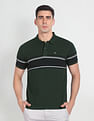 Arrow Sports Colour Block Cotton Polo Shirt
