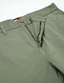 Tommy Hilfiger Kids Green Solid Trousers for Stylish Outfits