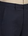 Arrow Newyork Slim Fit Solid Trousers