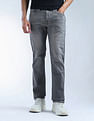 Flying Machine Freddie Slim Straight Fit Stone Washed Jeans